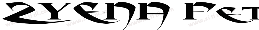 ZYENA Fetching字体转换